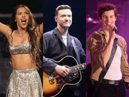 Olivia Rodrigo, Justin Timberlake y Shawn Mendes Olivia Rodrigo, Justin Timberlake y Shawn Mendes