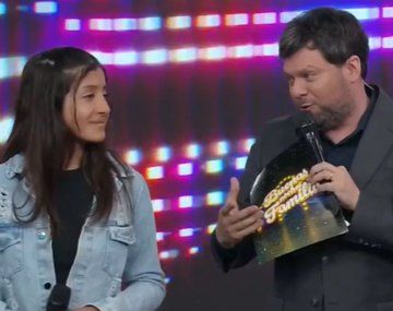 Chiara, en el programa de Guizo Kaczka.