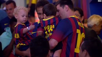 la amistad entre los hijos de messi y neymar la amistad entre los hijos de messi y neymar