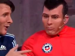 otra desopilante actuacion de martin bossi en chile: messi vs gary medel otra desopilante actuacion de martin bossi en chile: messi vs gary medel