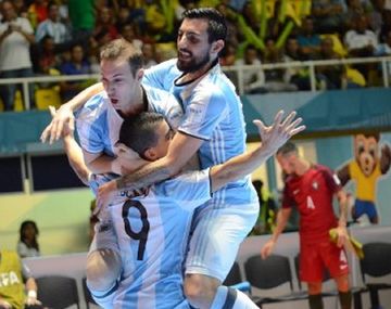 Histórico: Argentina venció al favorito Portugal y está en la final de futsal