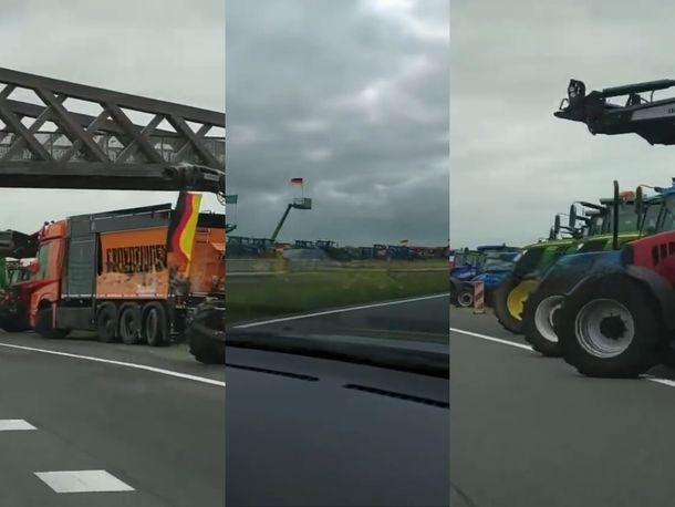 El campo alemán y su diferente forma de protestar.&nbsp;