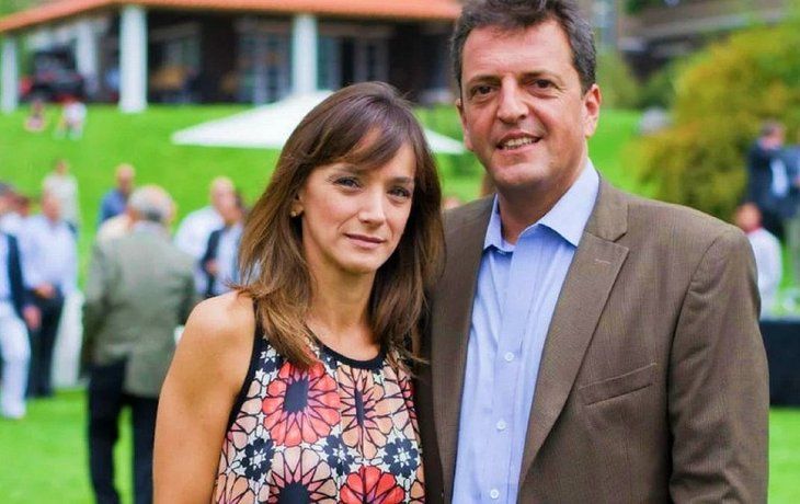 Malena Galmarini y Sergio Massa