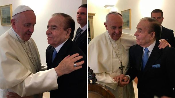 El Papa recibió a Menem en el Vaticano: ¿de qué hablaron?