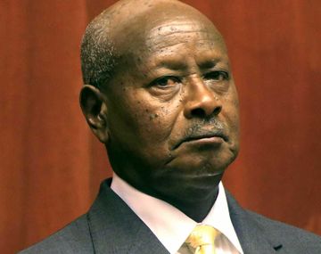 El presidente de Uganda, Yoweri Museveni.
