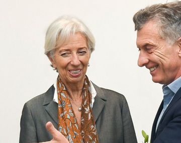 Christine Lagarde y Mauricio Macri