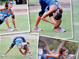 El entrenamiento de Catherine Fulop.