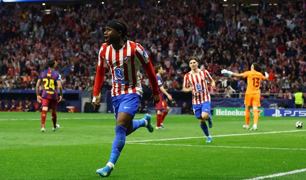 Atlético Madrid cayó ante Barcelona pero avanzó a semifinales de la Champions League