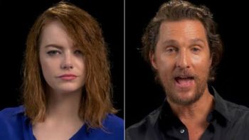 Emma Stone y Matthew McConaughey, algunos de los que le cantaron a Trump Emma Stone y Matthew McConaughey, algunos de los que le cantaron a Trump