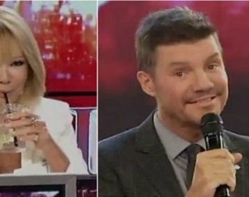 Solita se tomó un gin tonic y tuvo un divertido cruce con Marcelo Tinelli