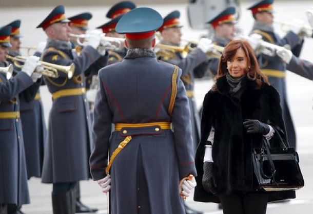 Cristina ya está en Rusia para reunirse con Putin