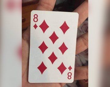 ¿Podés ver la ilusión óptica en el 8 de diamantes? La solución