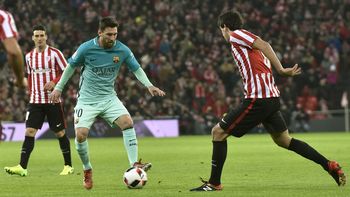 Messi en el partido entre Barcelona y el Bilbao por la Copa del Rey Messi en el partido entre Barcelona y el Bilbao por la Copa del Rey