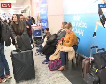 Caos en Aeroparque