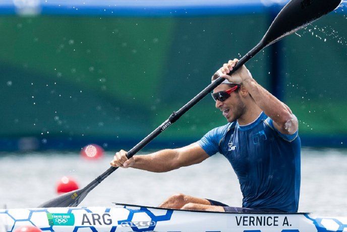 Juegos Olímpicos: Agustín Vernice consiguió el octavo puesto en la final de los K1-1000 de canotaje