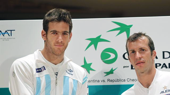 sorteo de la copa davis: del potro abrira la serie