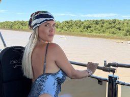 Wanda Nara, disfrutando del Delta en el cumpleaños de su hijo Valentino (16).