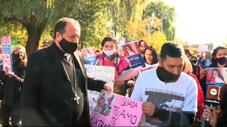 Una de las marchas para pedir por la aparición de Guadalupe en San Luis.