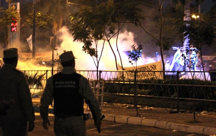 Incidentes en Asunción tras el juicio político