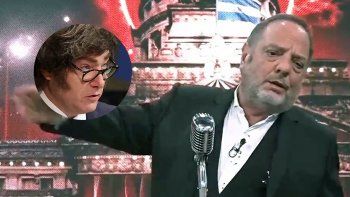 Baby Etchecopar y Javier Milei. Baby Etchecopar y Javier Milei.