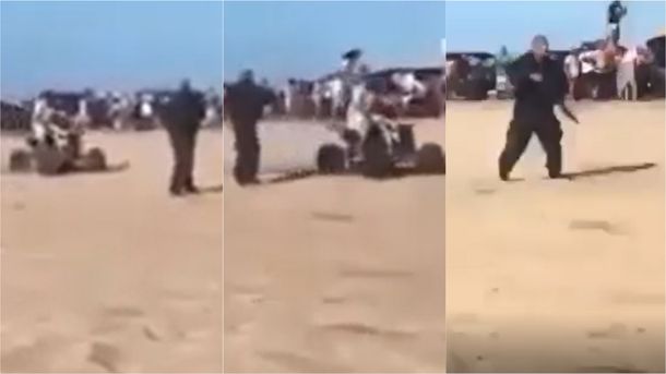 Mar del Plata: un policía le gatilló porque iba rápido en cuatriciclo