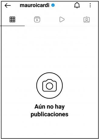 Tras el unfollow a Wanda Nara, Mauro Icardi cerró su Instagram