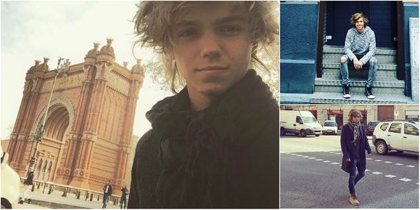 Mirá las fotos de las vacaciones de Franco Masini en España