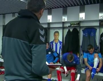 Pellegrino le pidió concentración a sus jugadores en el vestuario