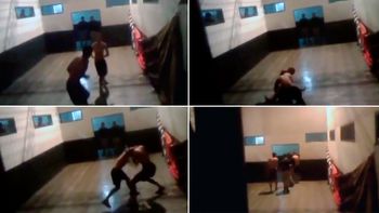 Los presos pelearon ante la mirada de los efectivos Los presos pelearon ante la mirada de los efectivos