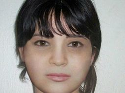Foto proyectada de Salomé Valenzuela con 16 años