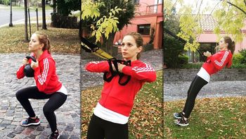 Luisana Lopilato hace gym Luisana Lopilato hace gym