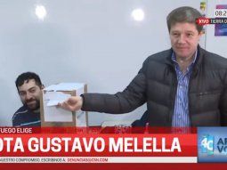 Melella votó en Tierra del Fuego y realizó una fuerte critica a la Justicia y a la oposición