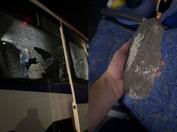 violencia tras el partido: atacaron micros de hinchas de boca en su regreso desde chile violencia tras el partido: atacaron micros de hinchas de boca en su regreso desde chile