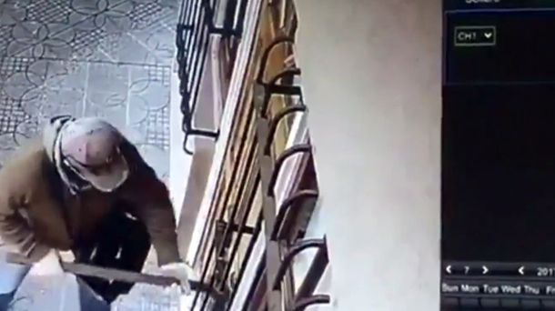 Así ingresaron los delincuentes