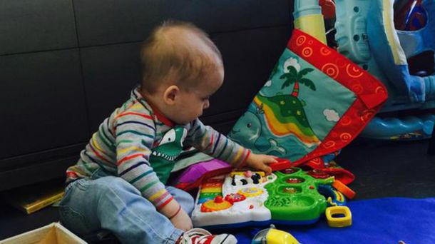 Tinelli, padrazo: El placer más grande es despertarme con Lorenzo para jugar