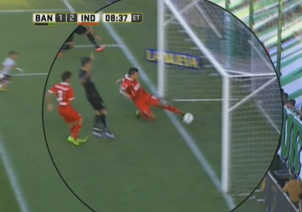 ¿Era gol? La jugada polémica que era el empate de Banfield ante el Rojo