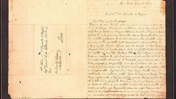 Cristina reveló cómo llegó a sus manos la carta original de San Martín a OHiggins