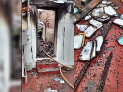 incendiaron un tribunal de san martin y dejaron una amenaza a vidal incendiaron un tribunal de san martin y dejaron una amenaza a vidal