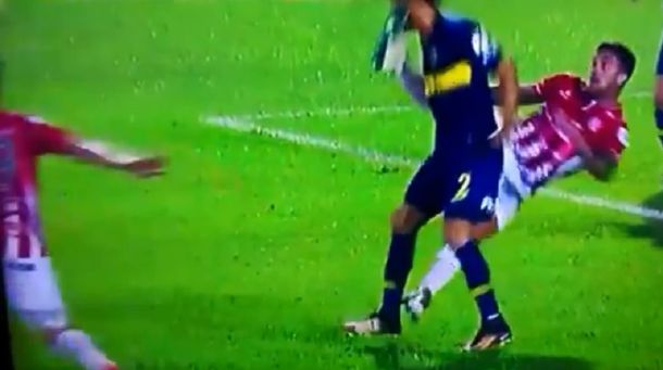 La patada a Goltz en la Copa Argentina&nbsp;