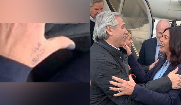 Insólito: la ministra israelí que recibió a Alberto Fernández se macheteó su nombre en la mano