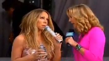 Mariah Carey, desesperada por su vestido Mariah Carey, desesperada por su vestido