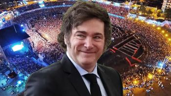 Javier Milei en Jesús María. Javier Milei en Jesús María.