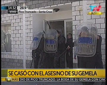 Escándalo e incidentes en el casamiento de la gemela