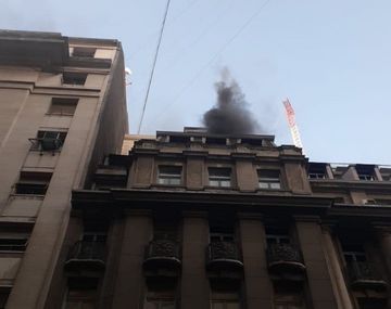 Principio de incendio en el Ministerio de Economía