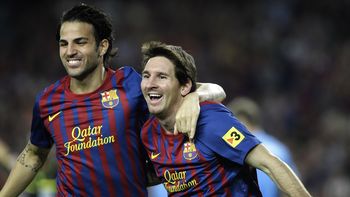 Fábregas es uno de los grandes amigos de Messi en el mundo del fútbol Fábregas es uno de los grandes amigos de Messi en el mundo del fútbol