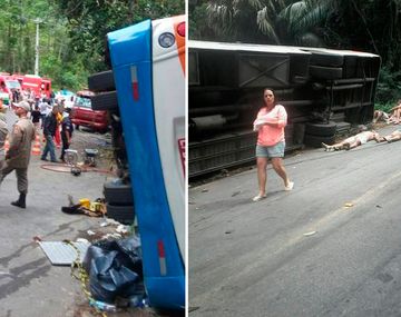 Tragedia en Brasil: al menos catorce muertos en un accidente de tránsito