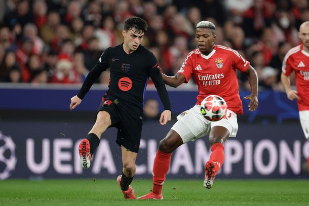 Barcelona, con un futbolista menos, le ganó 1-0 a Benfica por la Champions League