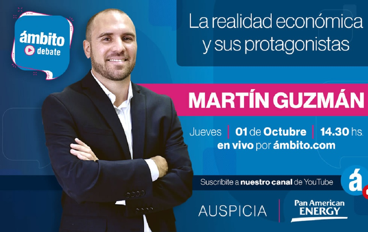 VIVO: Martín Guzmán en Ámbito Debate