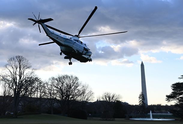 VIDEO: Así abandonó Donald Trump la Casa Blanca en helicoptero