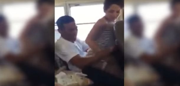 VIDEO: tenían sexo arriba del colectivo y los filmaron